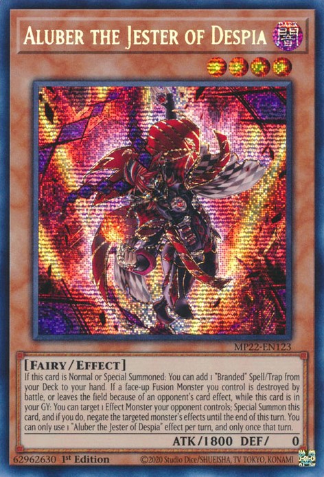 Aluber el Bufón de Despia [MP22-EN123] Secreto Prismático Raro 