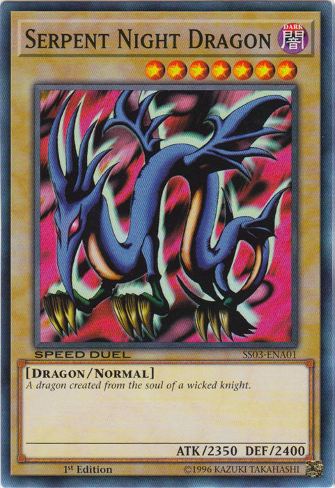 Dragón Nocturno Serpiente [SS03-ENA01] Común 