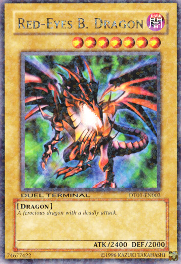 Dragón de ojos rojos [DT01-EN003] Raro 